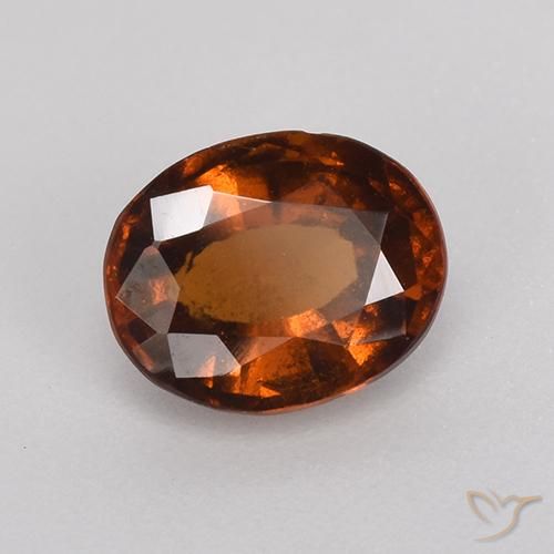 granada hessonita âmbar laranja Natural 1.40ct, oval, VS
