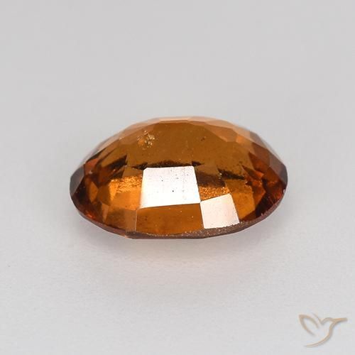 granada hessonita âmbar laranja Natural 1.65ct, oval, VS-SI