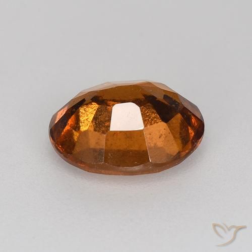 granada hessonita Laranja médio-escuro Natural 1.70ct, oval, VS-SI