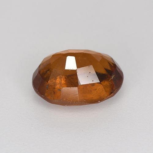 Granada Hessonita âmbar laranja Natural 1.65ct, Corte Oval, VS-SI