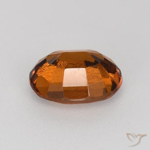 granada hessonita Laranja médio-escuro Natural 1.22ct, oval, VS