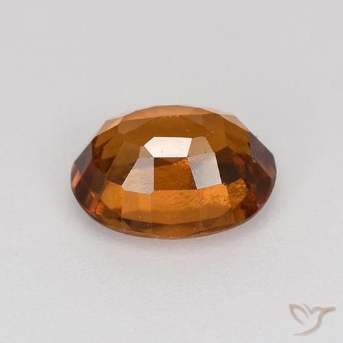 granada hessonita Laranja Profundo Natural 1.24ct, oval, VS