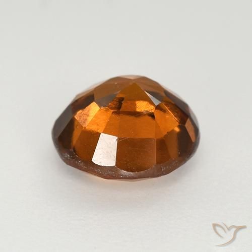 granada hessonita âmbar laranja Natural 1.73ct, Redondo, VVS-VS
