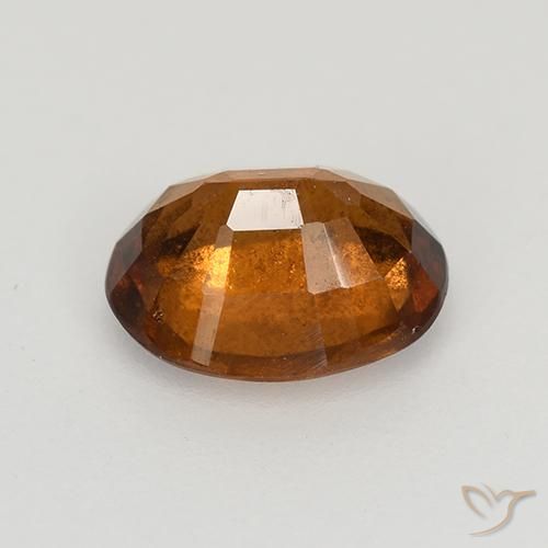 granada hessonita âmbar laranja Natural 1.52ct, oval, VS-SI