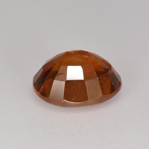 Granada hessonita laranja natural 2,33ct, corte oval, VS