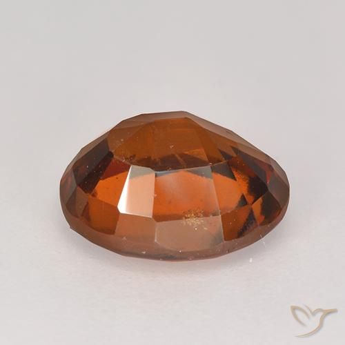 granada hessonita fogo laranja Natural 2.94ct, oval, VS-SI
