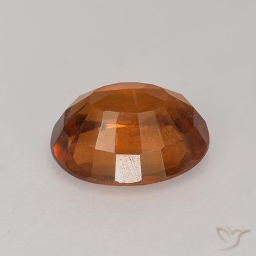 granada hessonita Laranja médio-escuro Natural 2.45ct, oval, VS