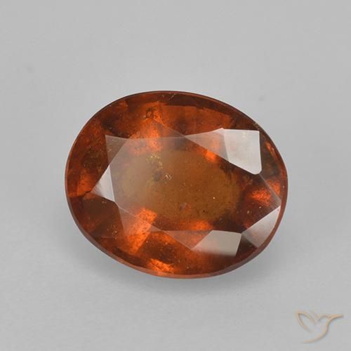 granada hessonita Laranja Profundo Natural 2.68ct, oval, VS-SI