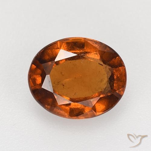 2.47ct Natural Laranja Profundo granada hessonita, oval, VS-SI