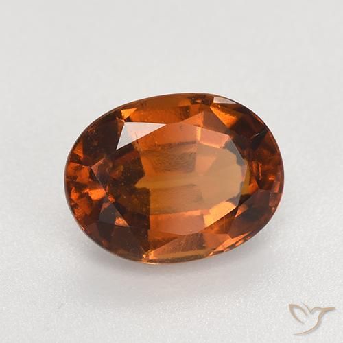 granada hessonita Laranja Médio Natural 2.80ct, oval, VS