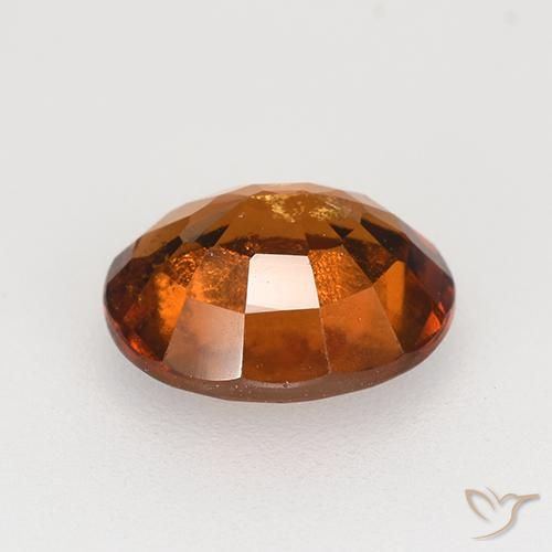 granada hessonita âmbar laranja Natural 2.36ct, oval, VS-SI