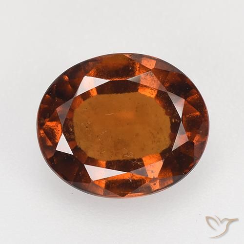 2.98ct Natural Laranja Profundo granada hessonita, oval, VS-SI