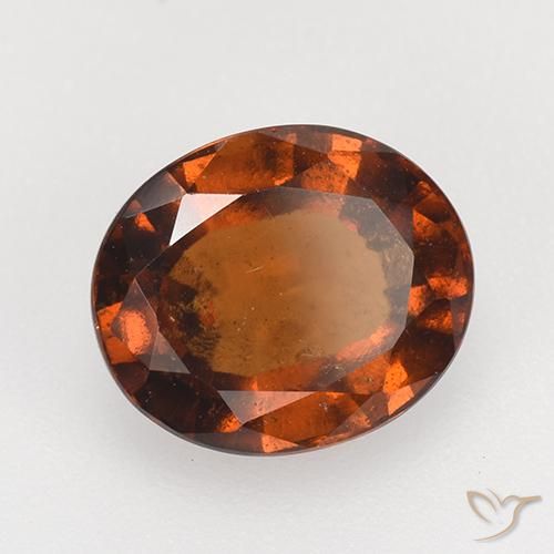 granada hessonita Laranja Profundo Natural 2.98ct, oval, VS-SI