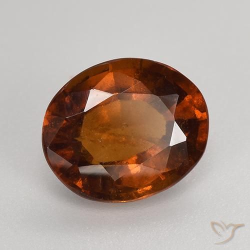 granada hessonita Laranja Médio Natural 2.94ct, oval, VS-SI