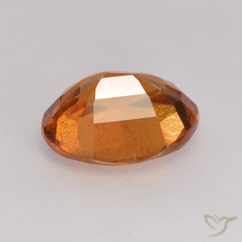granada hessonita Laranja médio-escuro Natural 1.68ct, oval, VS-SI
