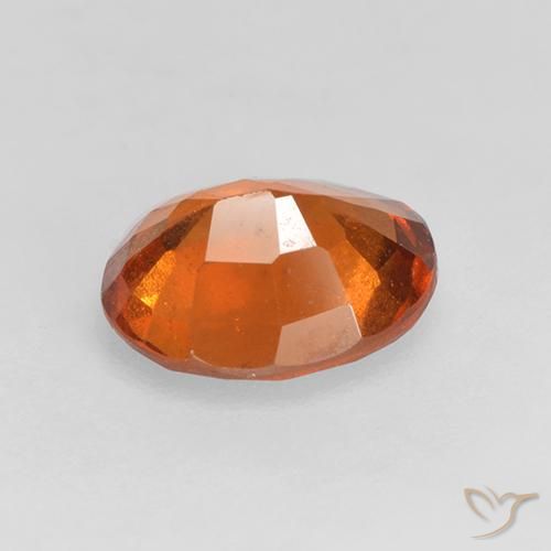 granada hessonita Laranja médio-escuro Natural 1.52ct, oval, VS-SI