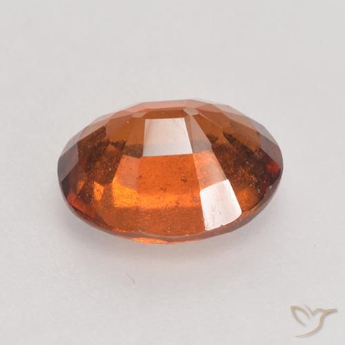 granada hessonita âmbar laranja Natural 1.90ct, oval, VS-SI