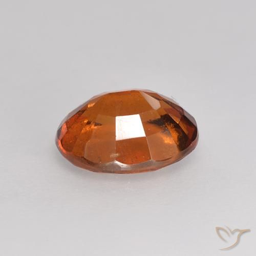 granada hessonita Laranja Profundo Natural 1.37ct, oval, VS