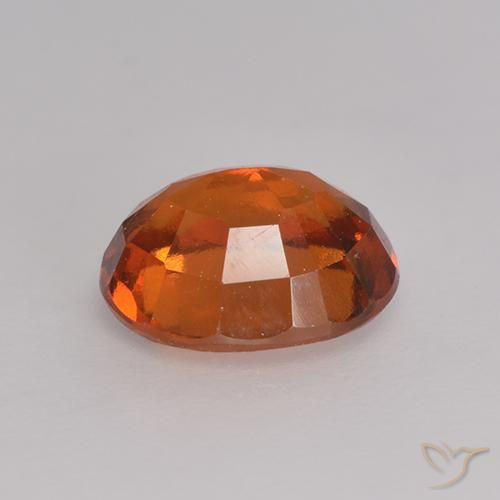granada hessonita Laranja escuro Natural 1.66ct, oval, VS