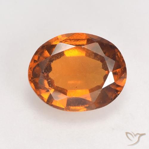 1.89ct Natural Laranja Profundo granada hessonita, oval, VS