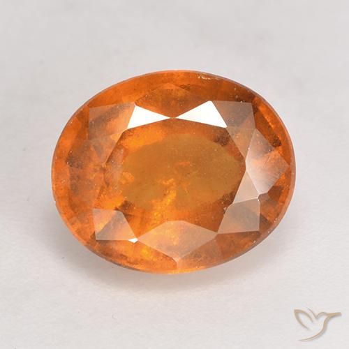2.90ct Natural Laranja Profundo granada hessonita, oval, SI