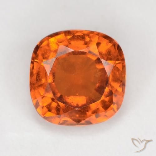2.05ct Natural Laranja Médio granada hessonita, Almofada, VS