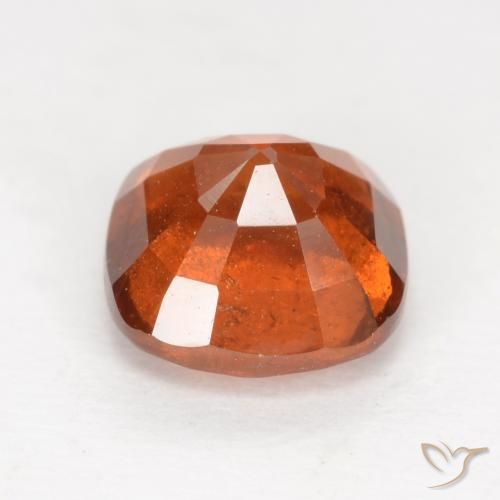 granada hessonita Laranja Médio Natural 2.09ct, Almofada, VS-SI