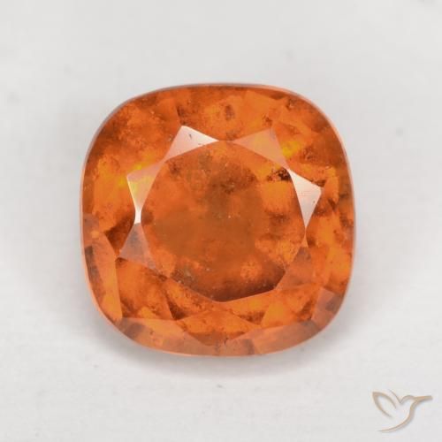 2.16ct Natural Laranja Médio granada hessonita, Almofada, VS-SI