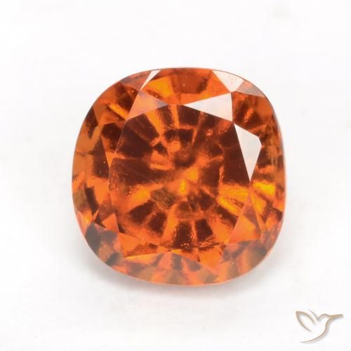 2.06ct Natural Laranja Médio granada hessonita, Almofada, VVS-VS