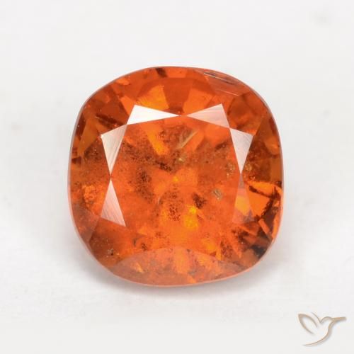 2.15ct Natural Laranja Médio granada hessonita, Almofada, VS-SI