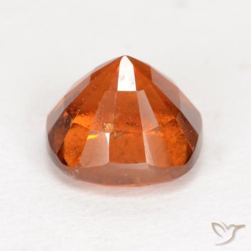 granada hessonita Laranja Médio Natural 2.15ct, Almofada, VS-SI