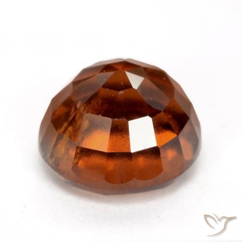 granada hessonita âmbar laranja Natural 2.47ct, Redondo, VS-SI