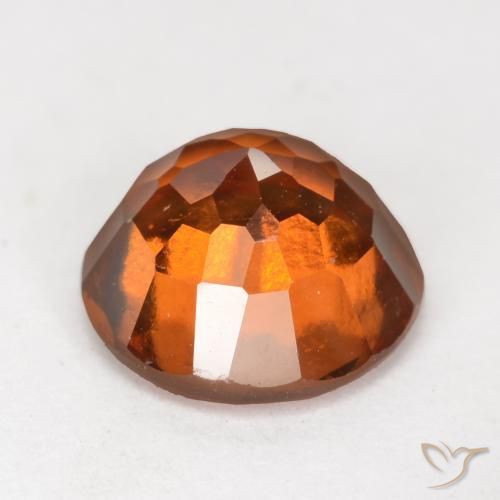 granada hessonita Laranja médio-escuro Natural 2.32ct, Redondo, VS-SI