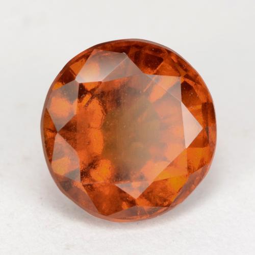 Granada Hessonita Laranja Profundo Natural 2.63ct, Corte Redondo, VS