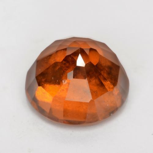 Granada Hessonita Laranja Profundo Natural 2.63ct, Corte Redondo, VS