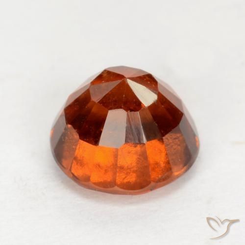 granada hessonita âmbar laranja Natural 1.91ct, Redondo, VS-SI