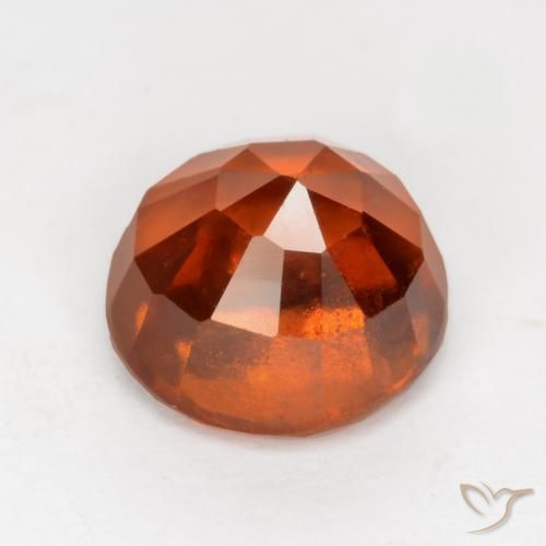 granada hessonita Laranja Médio Natural 1.91ct, Redondo, VS