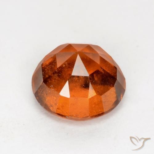 granada hessonita Laranja Profundo Natural 1.70ct, Redondo, VS-SI