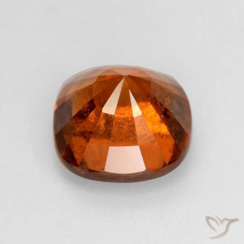 granada hessonita fogo laranja Natural 2.03ct, Almofada, VS-SI