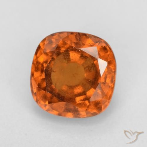2.08ct Natural Laranja Médio granada hessonita, Almofada, VS-SI