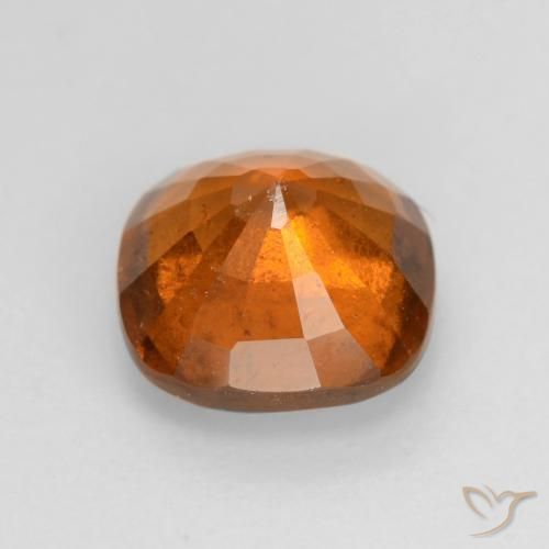 granada hessonita Laranja Médio Natural 2.08ct, Almofada, VS-SI