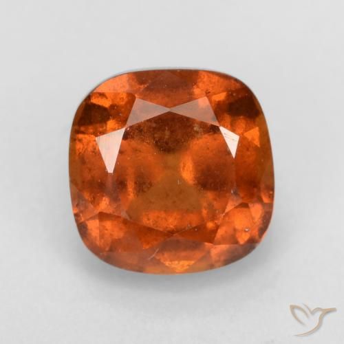 2.08ct Natural Laranja Médio granada hessonita, Almofada, VS-SI