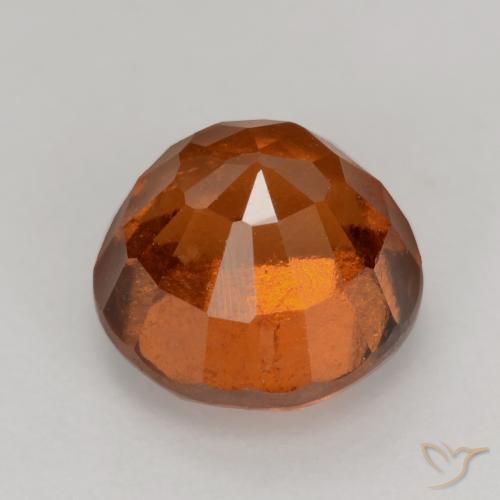 granada hessonita Laranja escuro Natural 2.12ct, Redondo, VS-SI