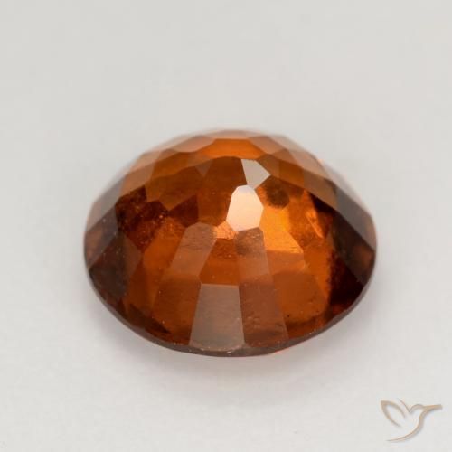 granada hessonita âmbar laranja Natural 2.02ct, Redondo, VS-SI