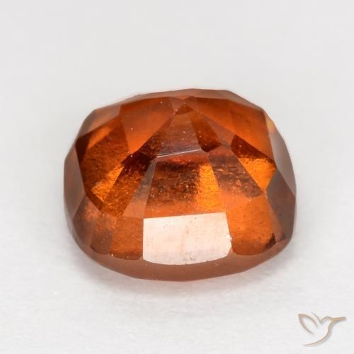 granada hessonita laranja avermelhado Natural 2.19ct, Almofada, VS