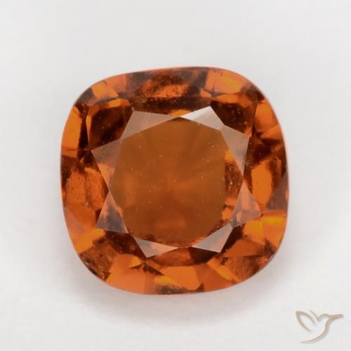 2.03ct Natural Laranja Profundo granada hessonita, Almofada, VS-SI