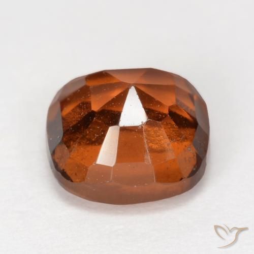 granada hessonita Laranja Profundo Natural 2.03ct, Almofada, VS-SI