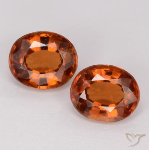 3.54ctw Natural Laranja Médio granada hessonita, oval, VS-SI