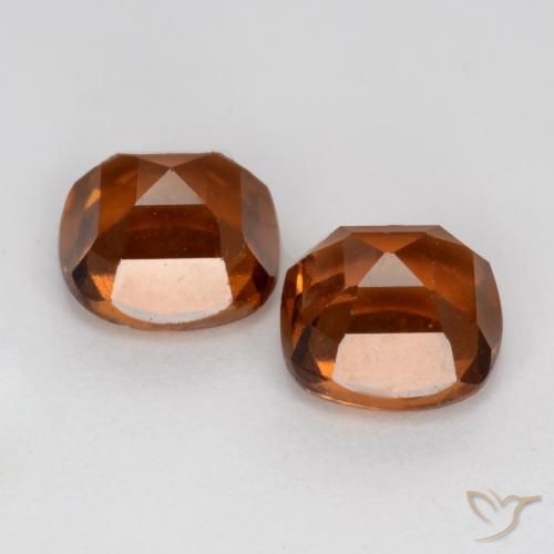 Pedras preciosas de granada hessonita Laranja Médio natural de 2.62 ct, Almofada, VS