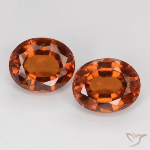 4.94ctw Natural Laranja Médio granada hessonita, oval, VS-SI